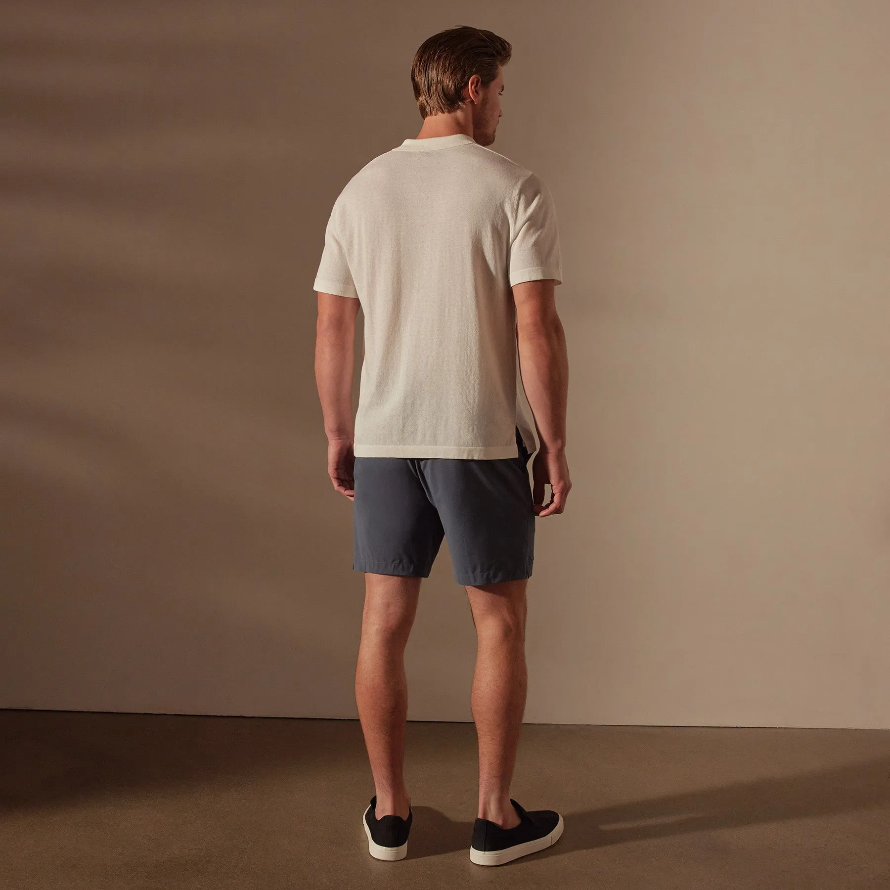 San Jacinto Knit Polo - White