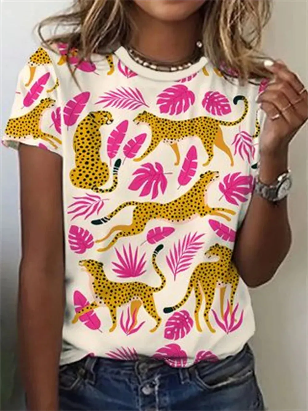 Savannah | Women's shirt with animal print