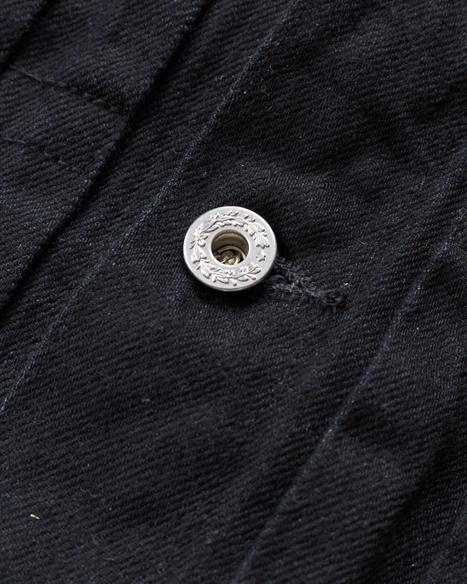 Second Hand TCB Jeans S40's Jacket Black Denim One Wash Size 40
