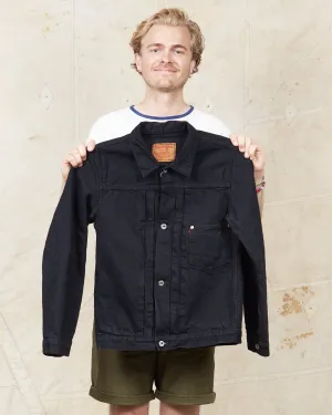 Second Hand TCB Jeans S40's Jacket Black Denim One Wash Size 40