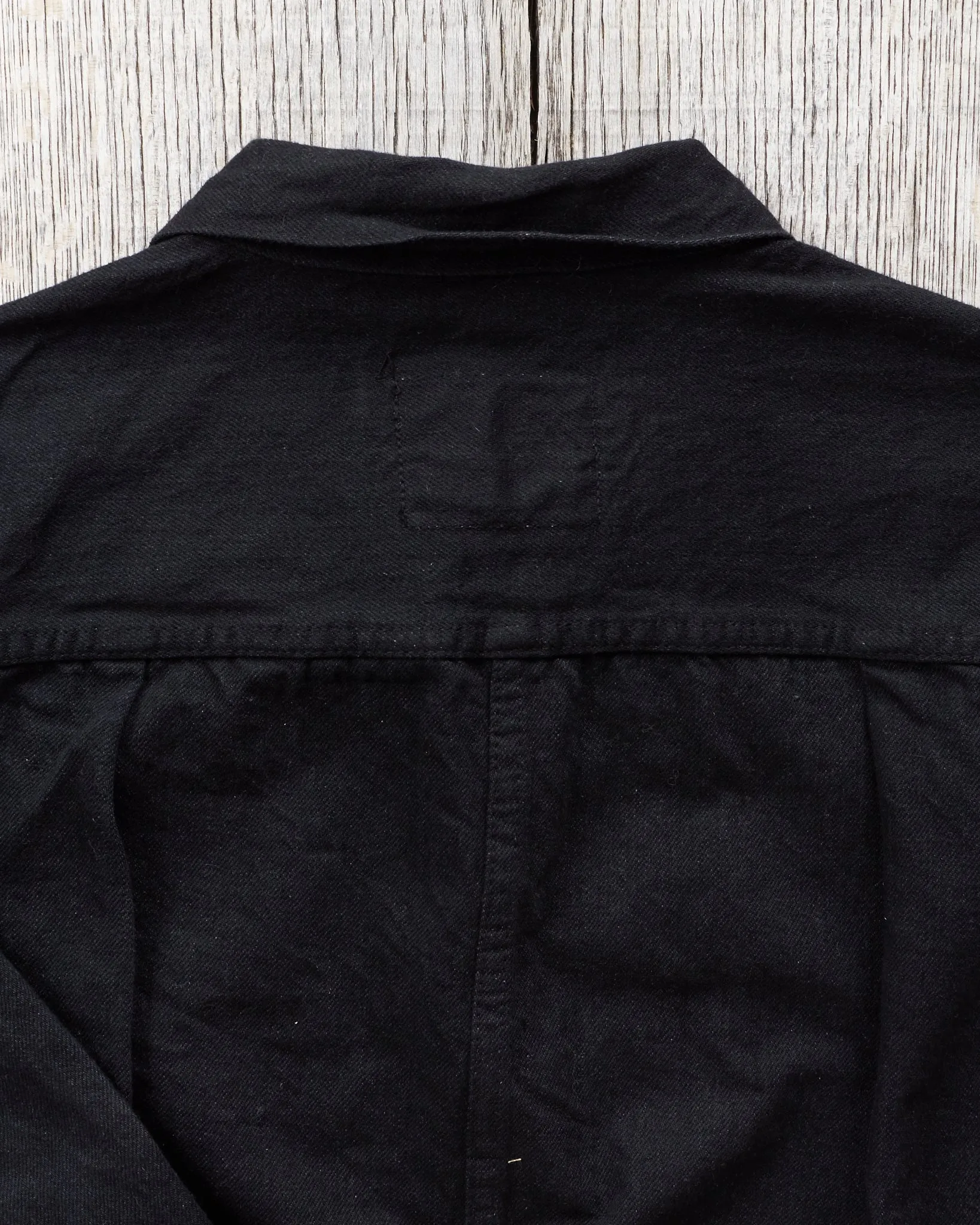 Second Hand TCB Jeans S40's Jacket Black Denim One Wash Size 40