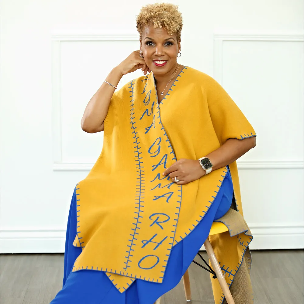 Sigma Jacquard Poncho