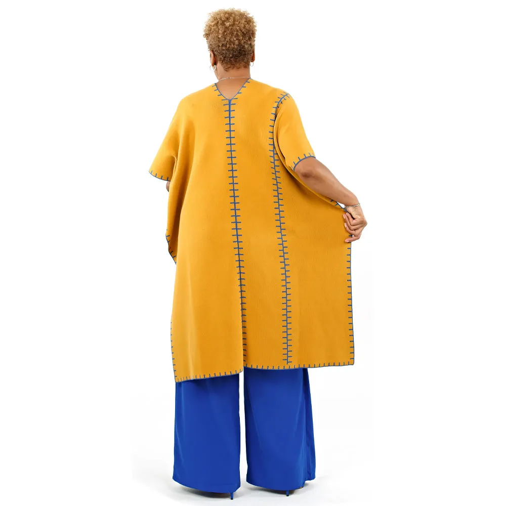 Sigma Jacquard Poncho