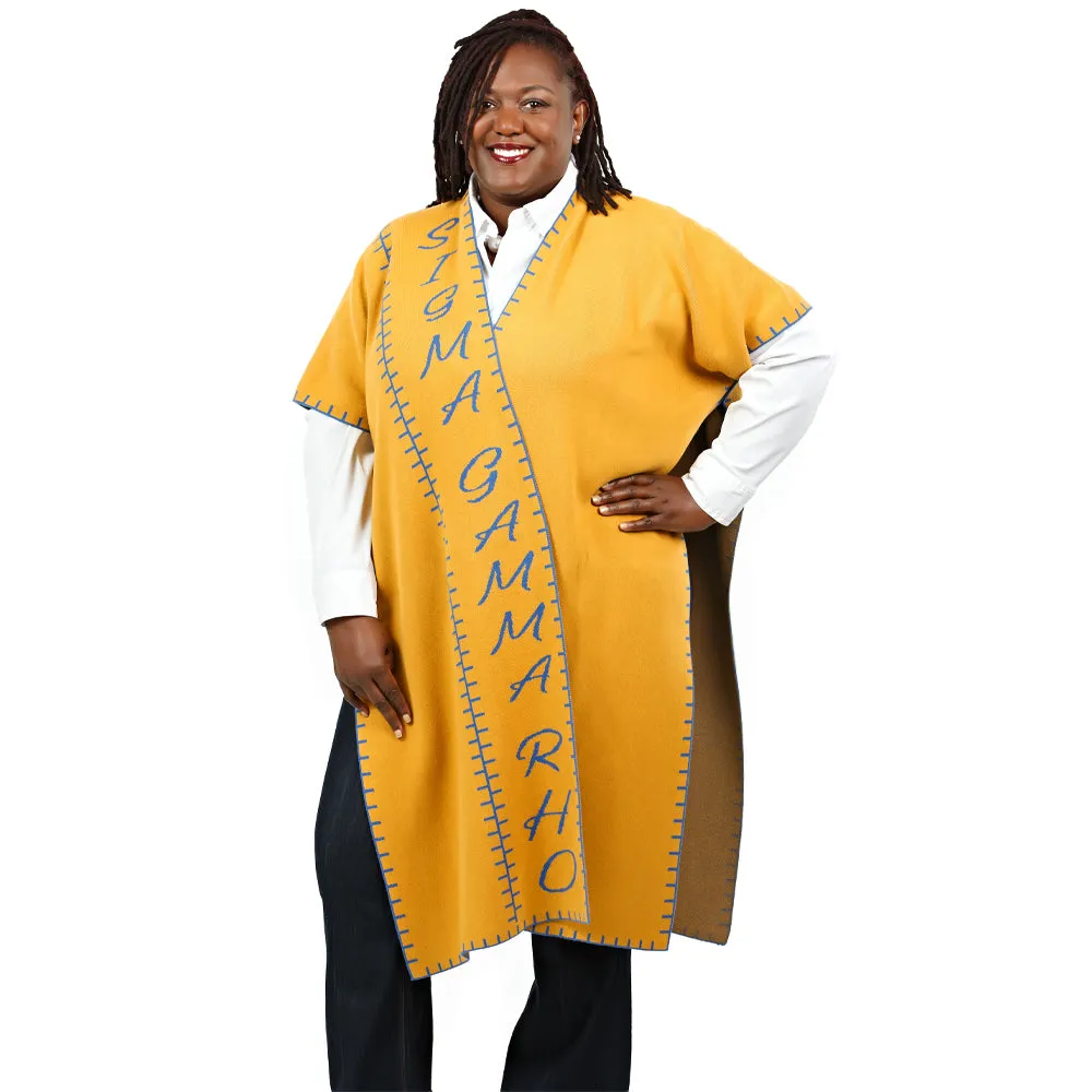 Sigma Jacquard Poncho