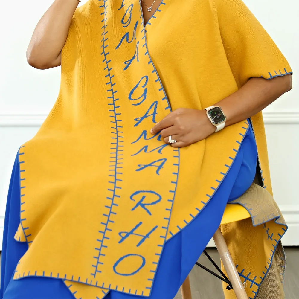 Sigma Jacquard Poncho