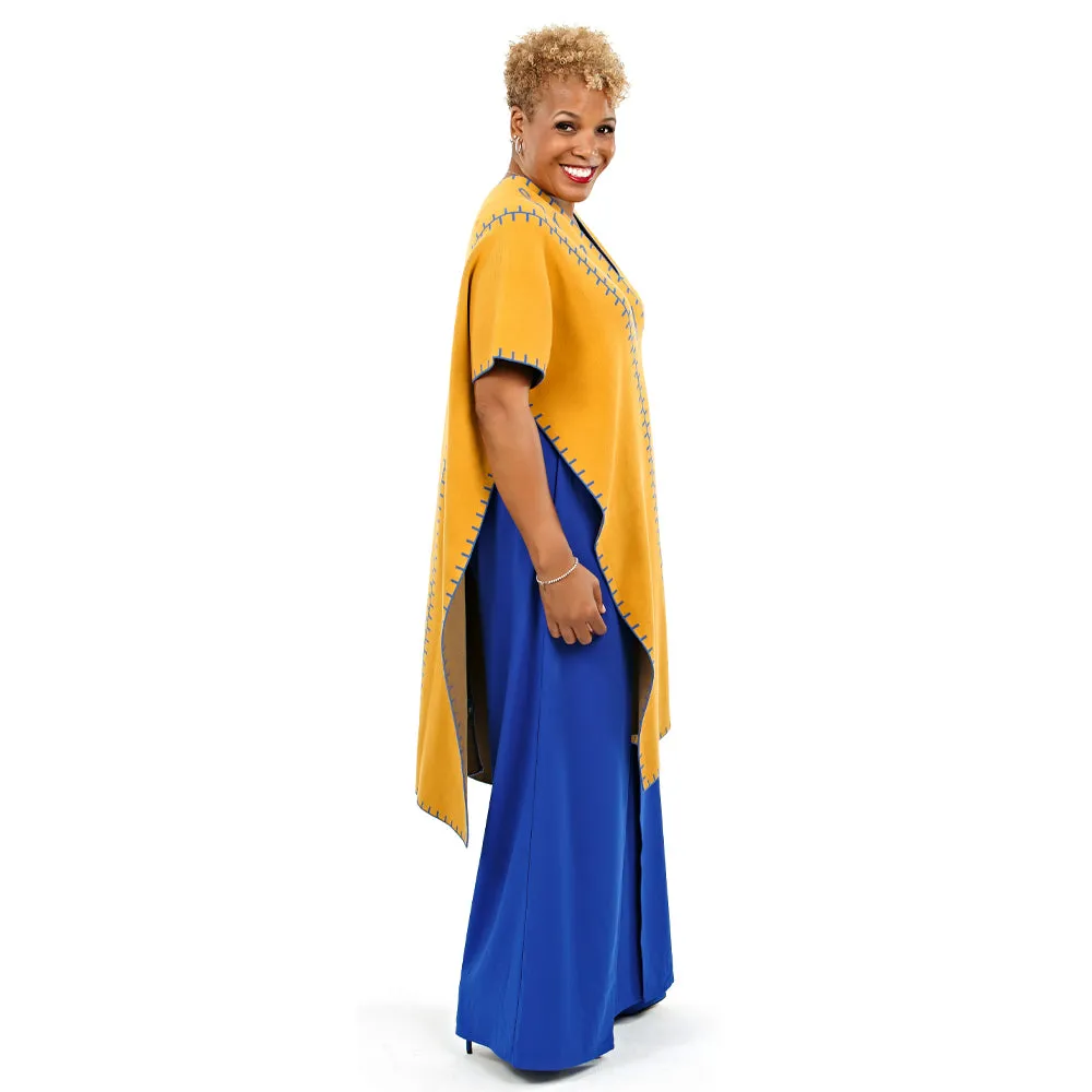 Sigma Jacquard Poncho