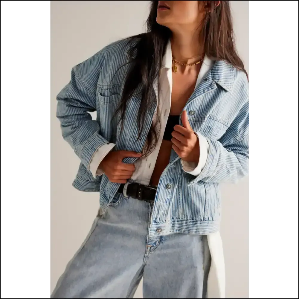 Sky Blue Oversized Denim Jacket: Drowning in Style  from Needful Things 💙
