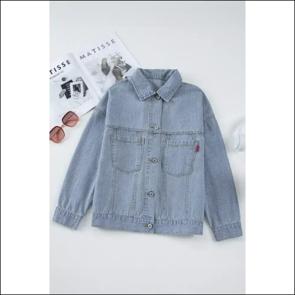 Sky Blue Oversized Denim Jacket: Drowning in Style  from Needful Things 💙