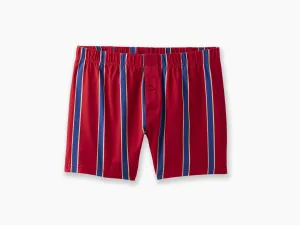 Slim Fit Boxer ~ Red Collegiate Stripe