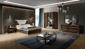 Smart Bedroom Walnut SET