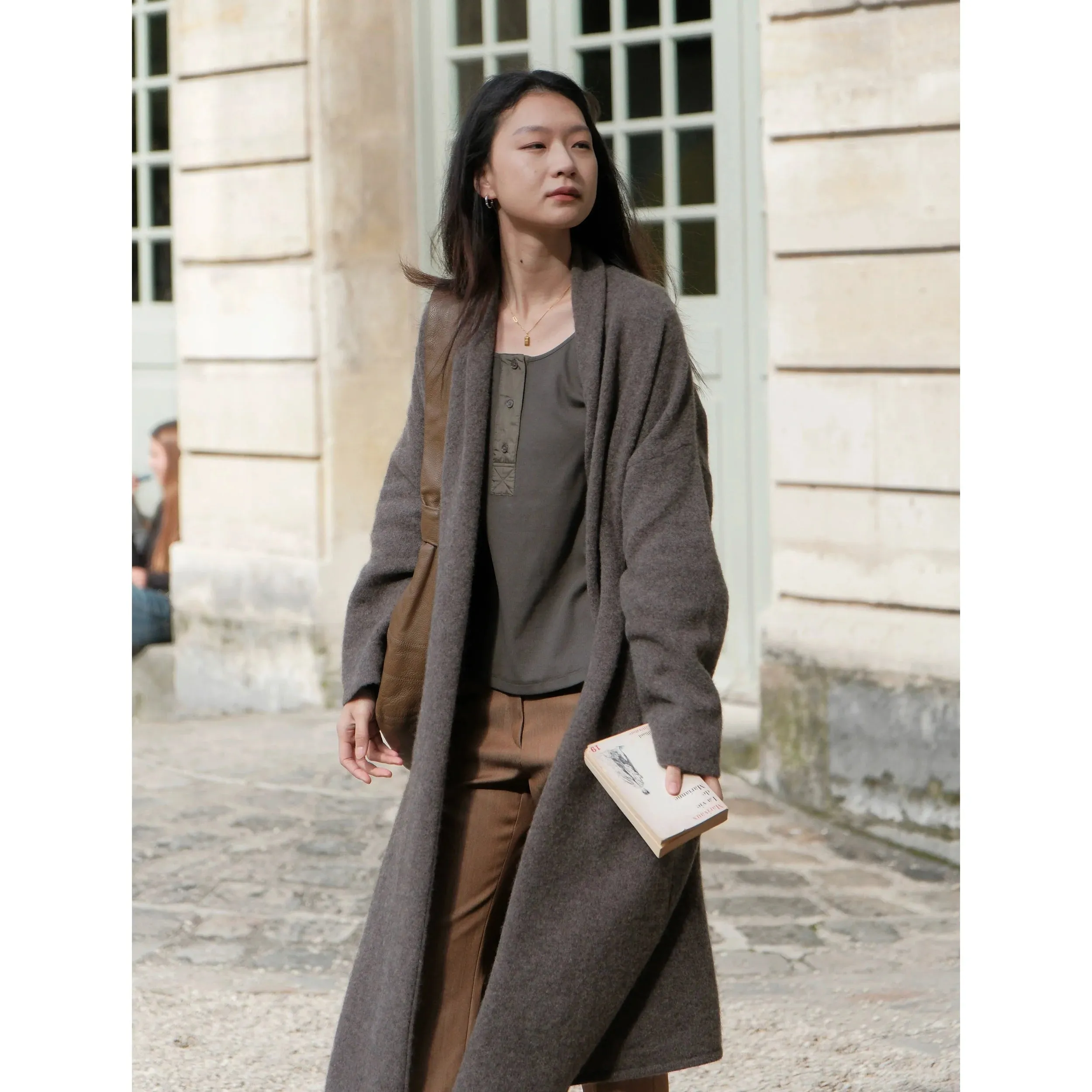 Soft Cashmere and Wool Blend Cardigan