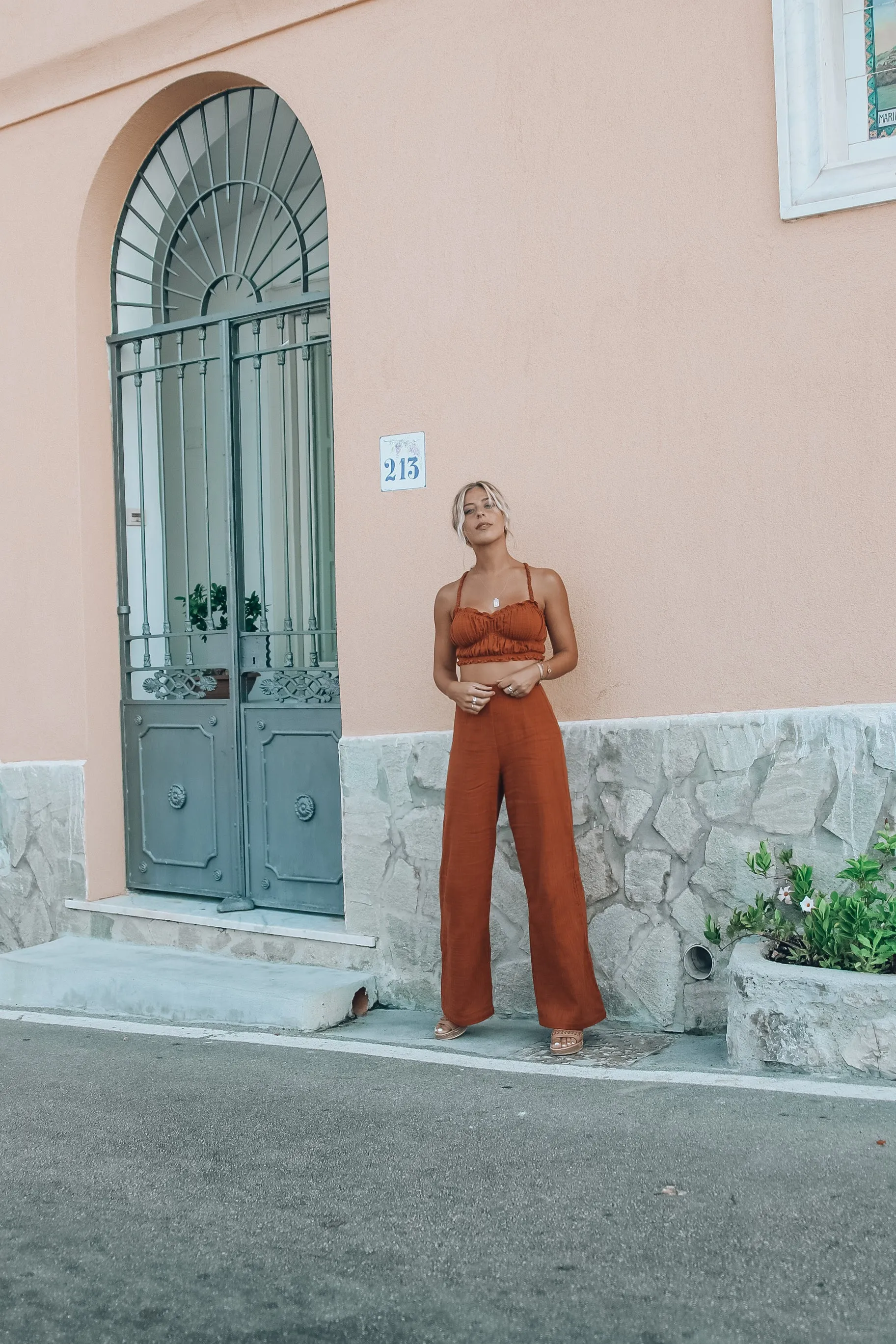 Sophie Crop - Rust