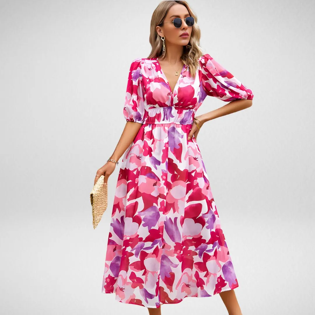 Sophie™ | Modern V-Neck Dress
