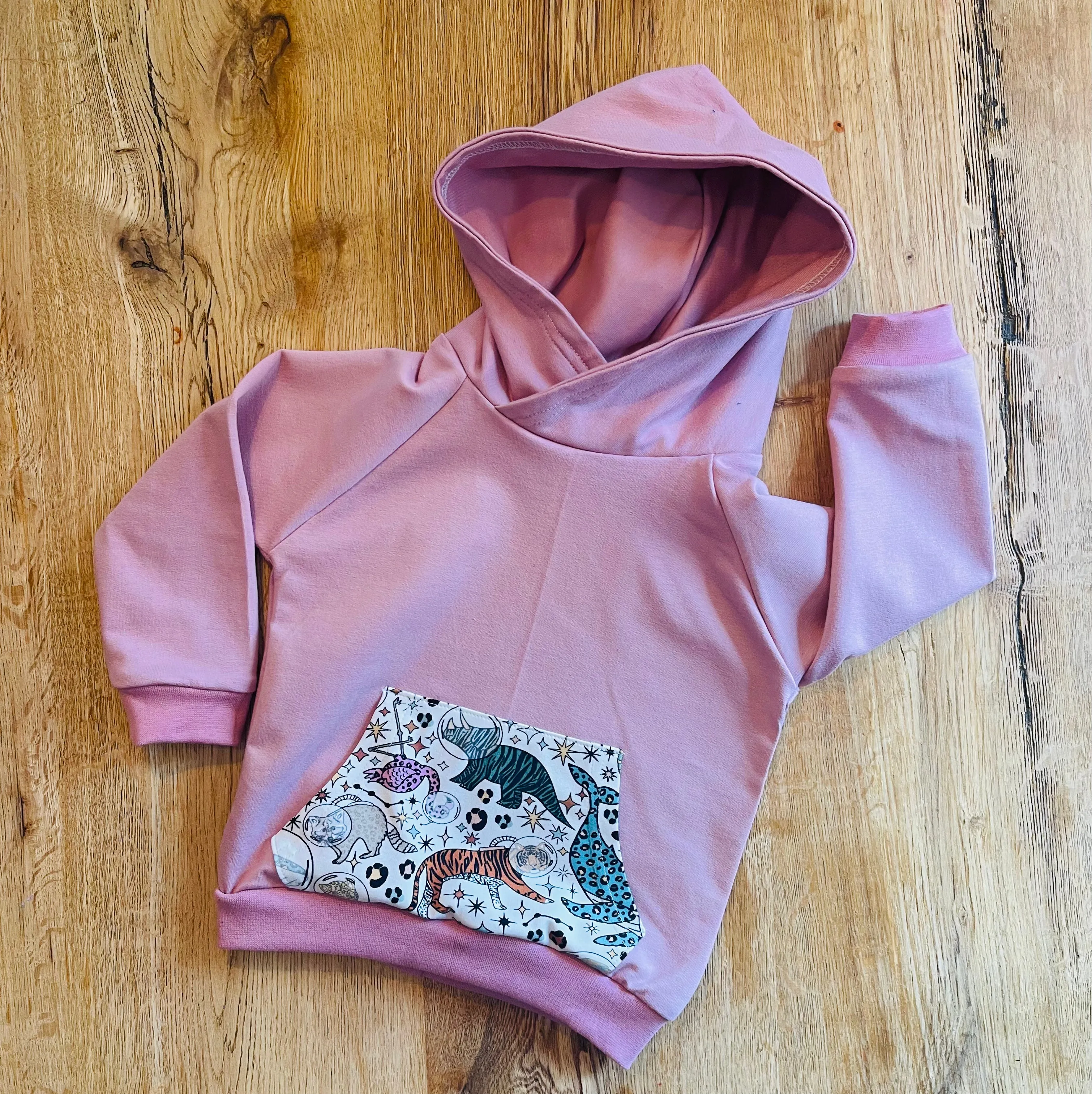 Space Animals Hoodie - Age 1