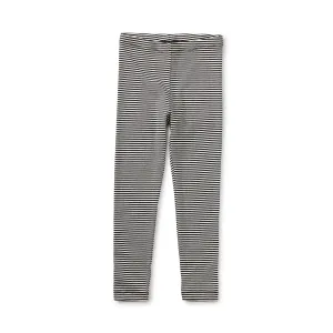 Striped Leggings - Jet Black