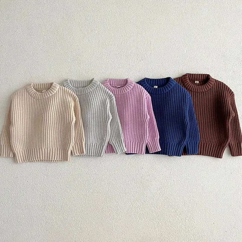 Super Soft Fabric - Knitted Jumper For Children In Different Colours