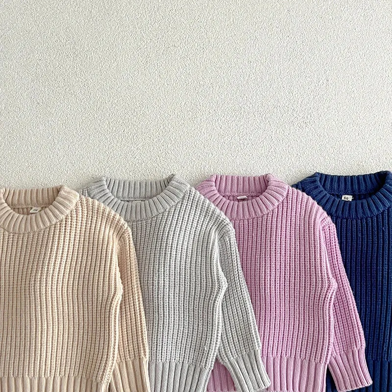 Super Soft Fabric - Knitted Jumper For Children In Different Colours