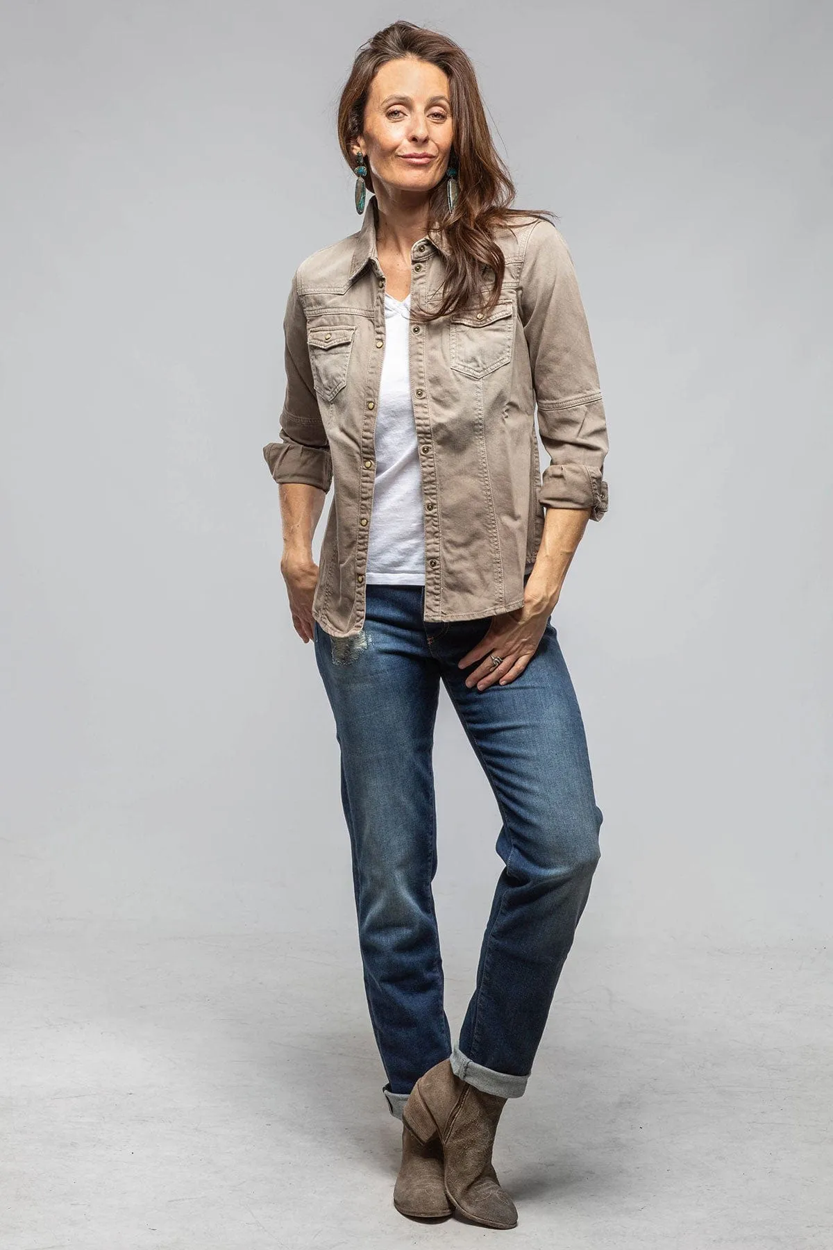 Sweetwater Denim Shirt In Tortora