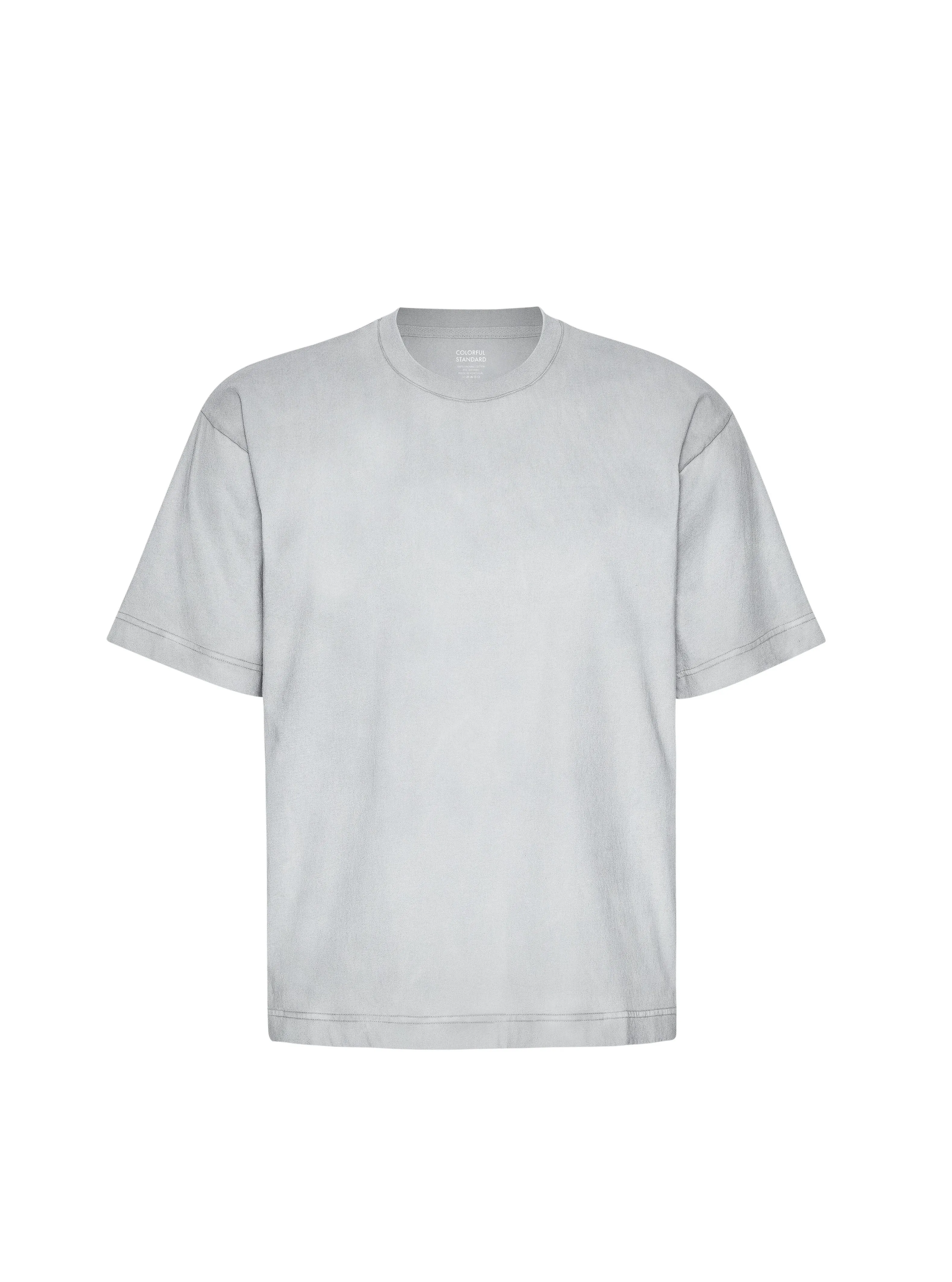 T-Shirt Oversize In Cotone Tintocapo Grigio