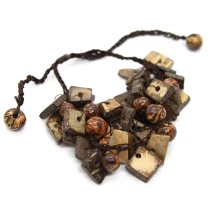 Terra: Brown Coconut Husk Bracelet