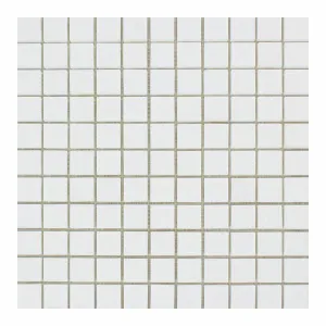 Tilefornia Thassos White 1"X1" Marble Mosaic Polished/Honed