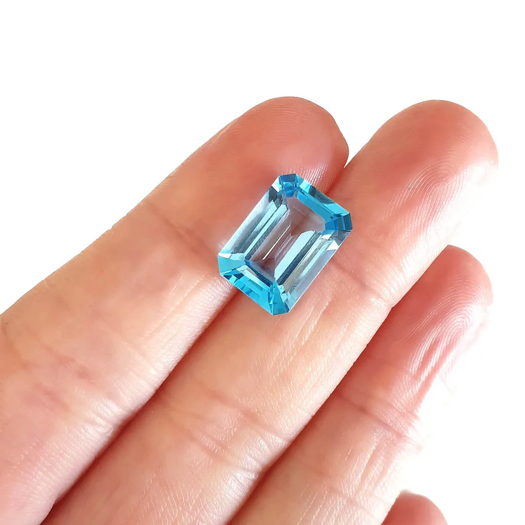 Topaz - Blue Octagonal Cut - 12.51ct
