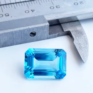 Topaz - Blue Octagonal Cut - 12.51ct