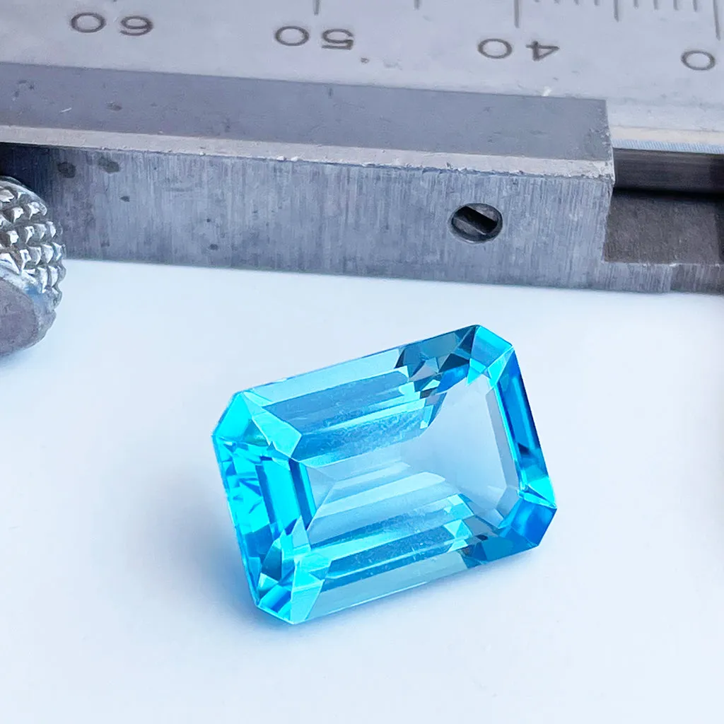Topaz - Blue Octagonal Cut - 12.51ct