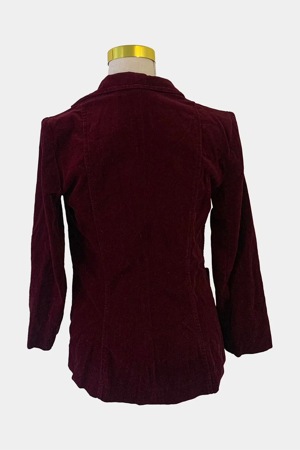 Van Dyke Burgundy Blazer