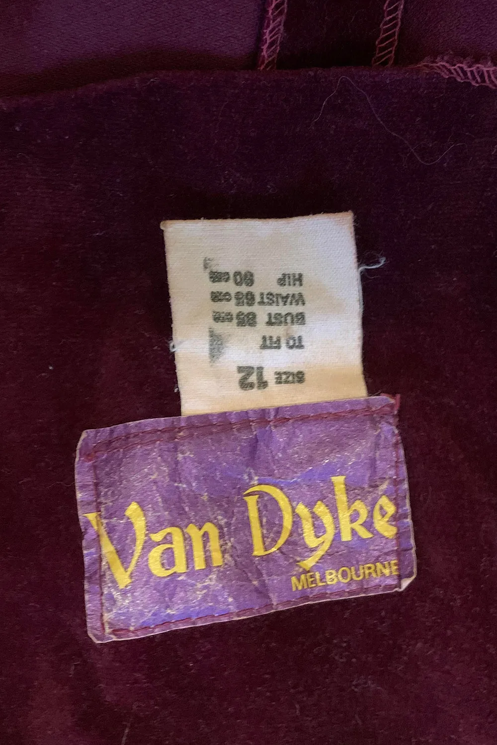 Van Dyke Burgundy Blazer