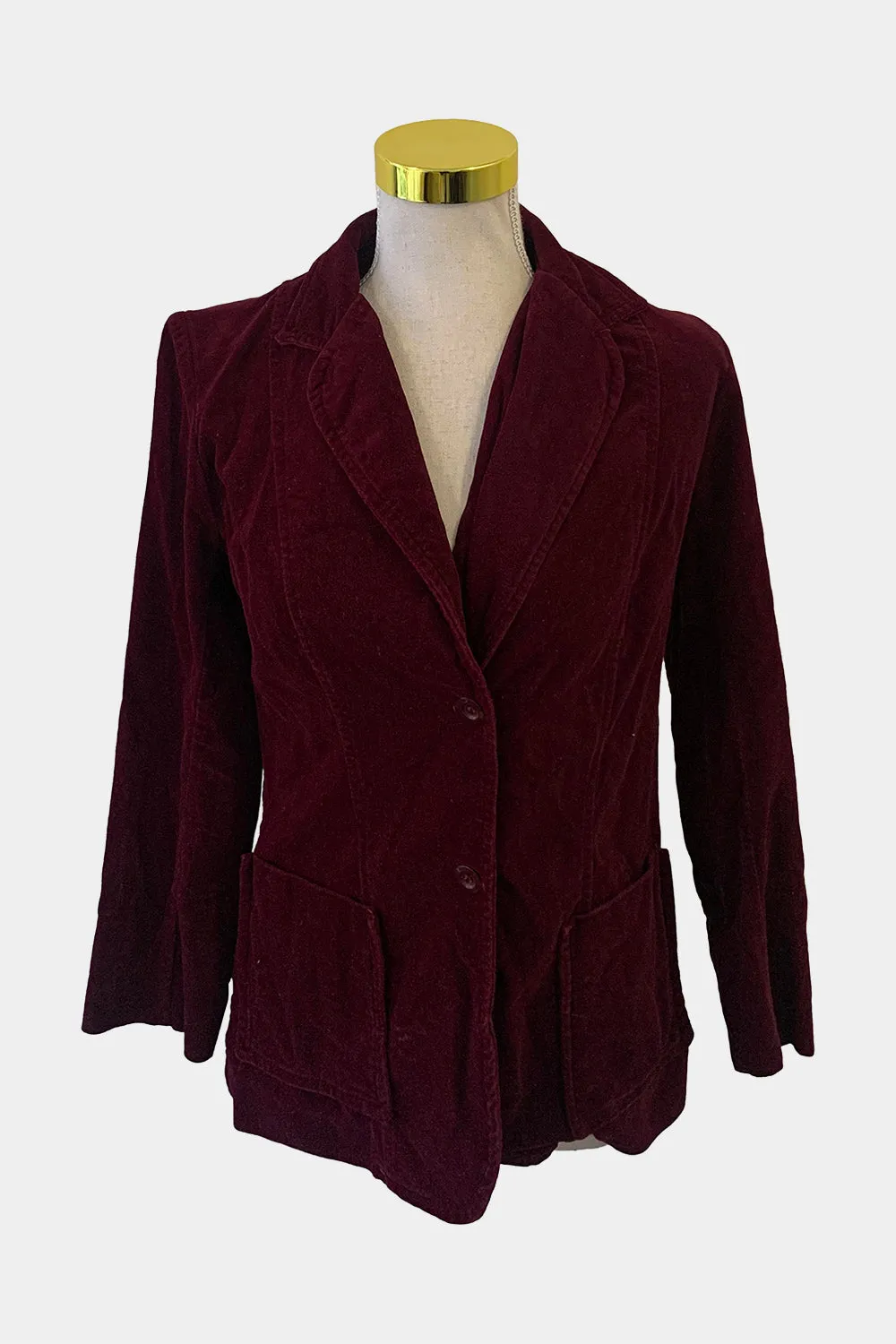 Van Dyke Burgundy Blazer