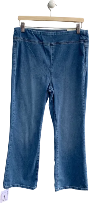 We The Free Blue In My Feelings Mid Rise Crop Boot Jeans L