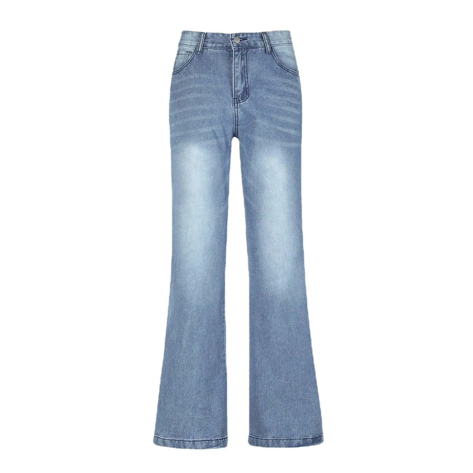 Wide Leg Flared High Waist Denim jeans