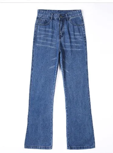 Wide Leg Flared High Waist Denim jeans