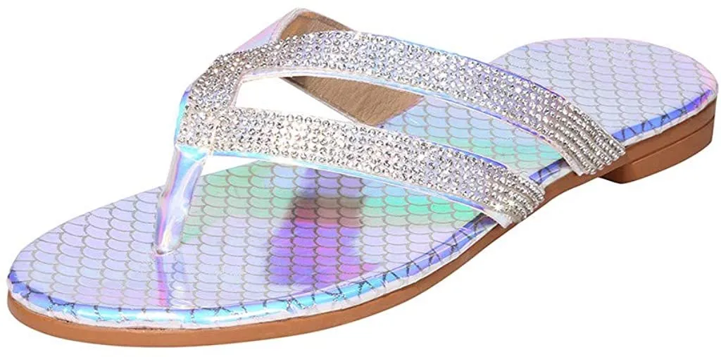 Winsummer Women's Sandals,2021 Comfy Platform Casual Sandal Shoes Summer Beach Travel Shoes Slipper Flip Flops