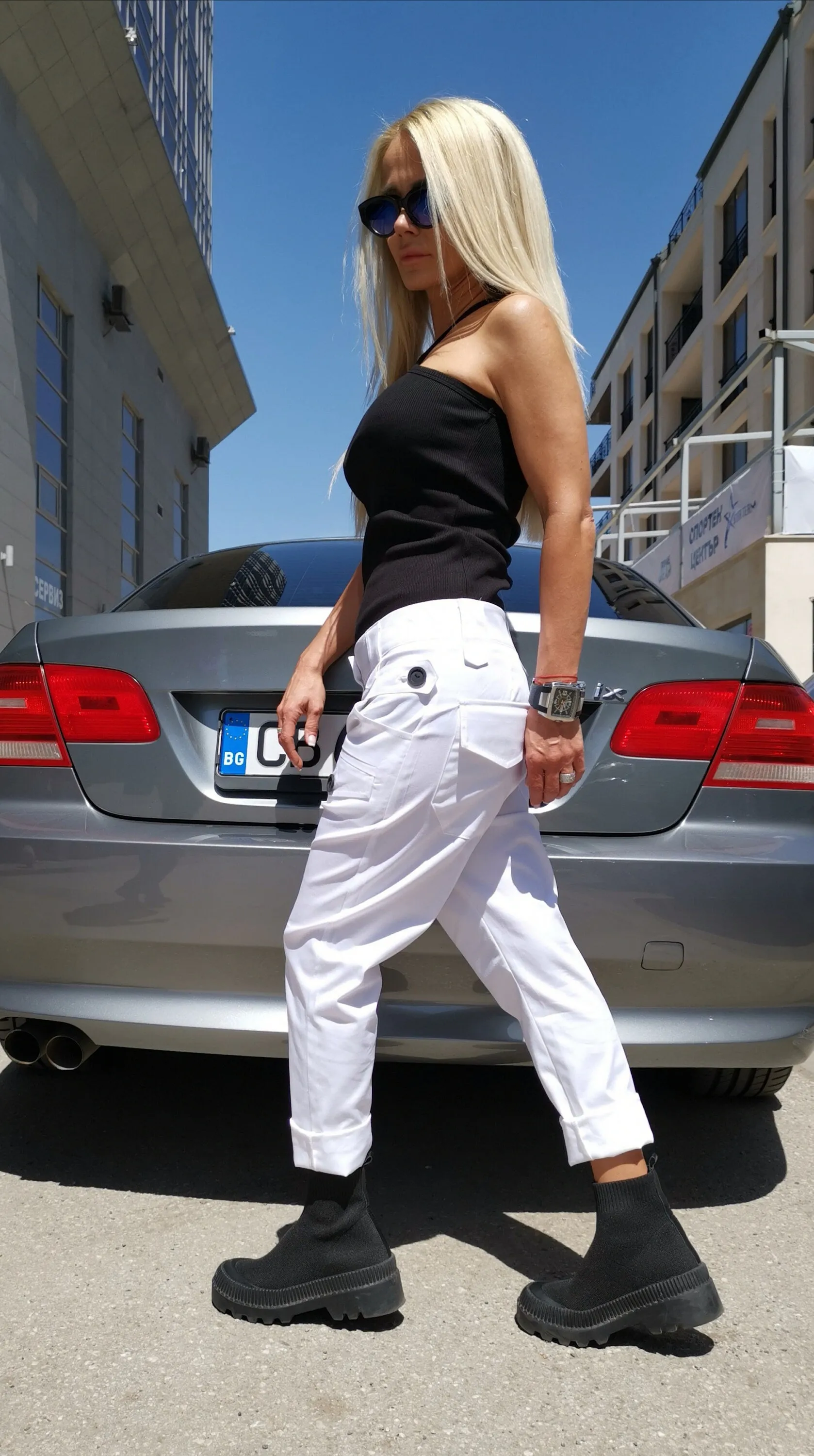 Women Harem Pants /Boyfriend Pants/Loos pants/Comfortable casual pants/Cropped Pants/Extravagant Trousers/Avant-garde Pants/Designer Pants