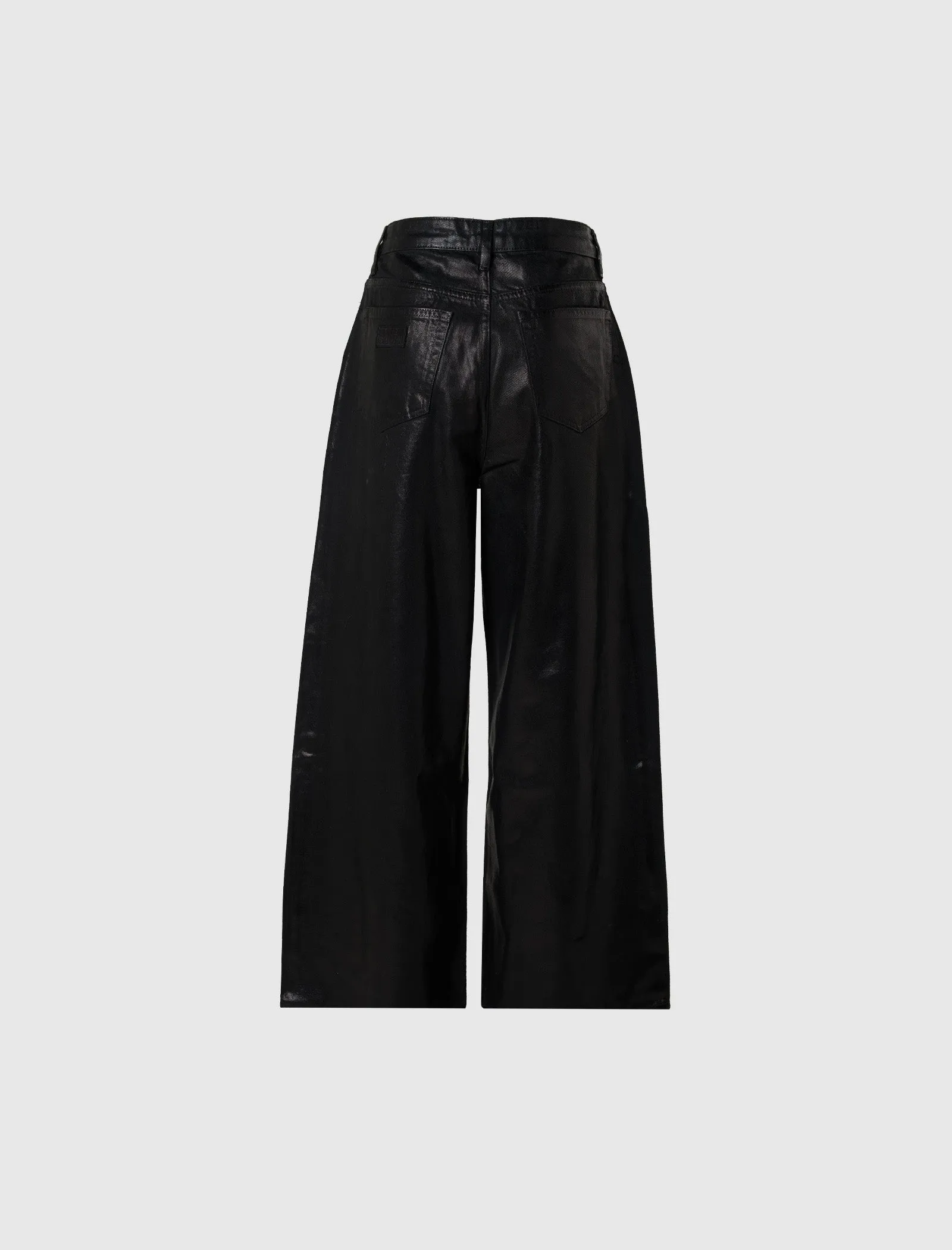 WOMEN'S FOIL DENIM WIDE JEAN