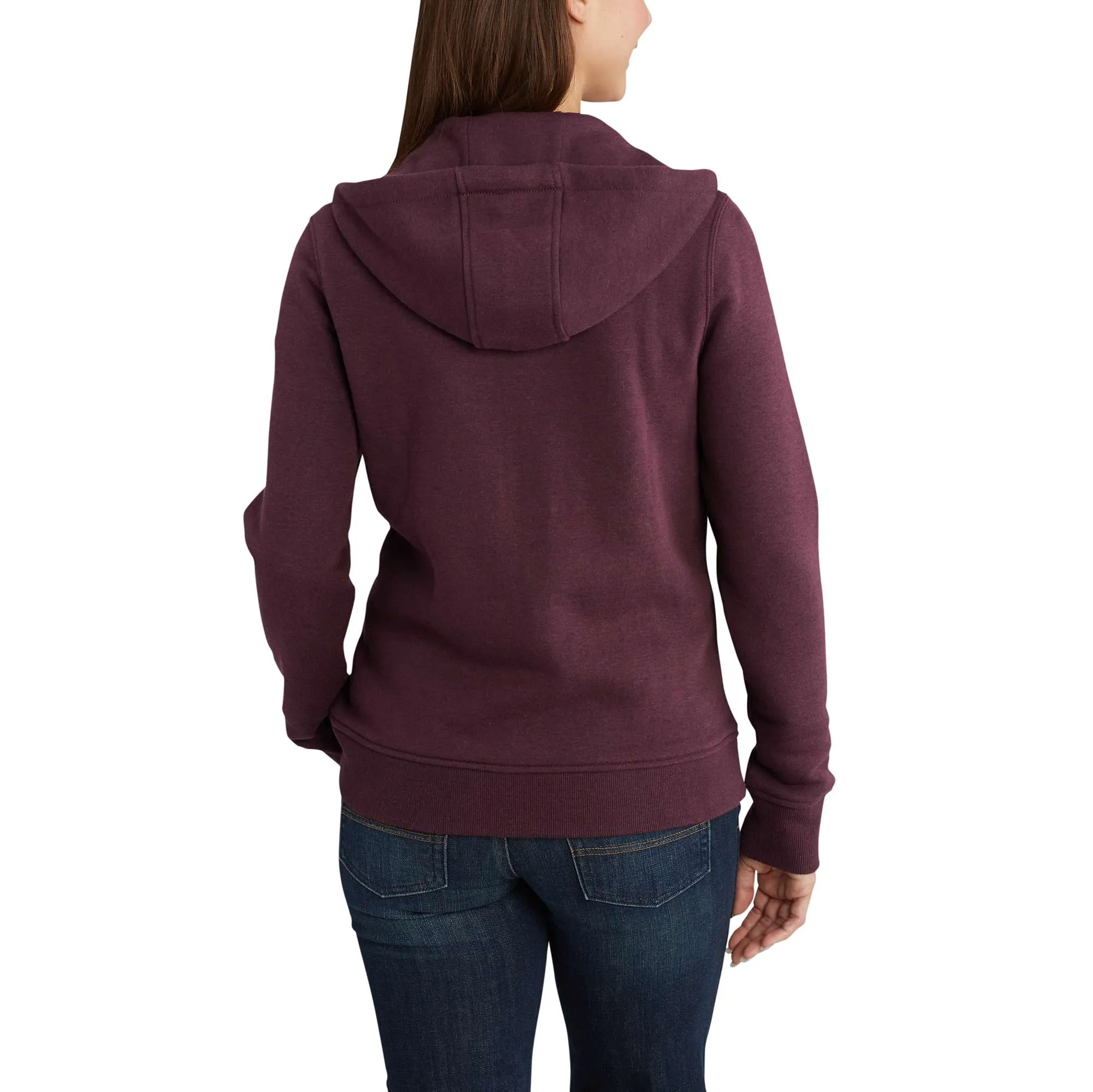 Women's Relaxed Fit Midweight Full-Zip Sweatshirt